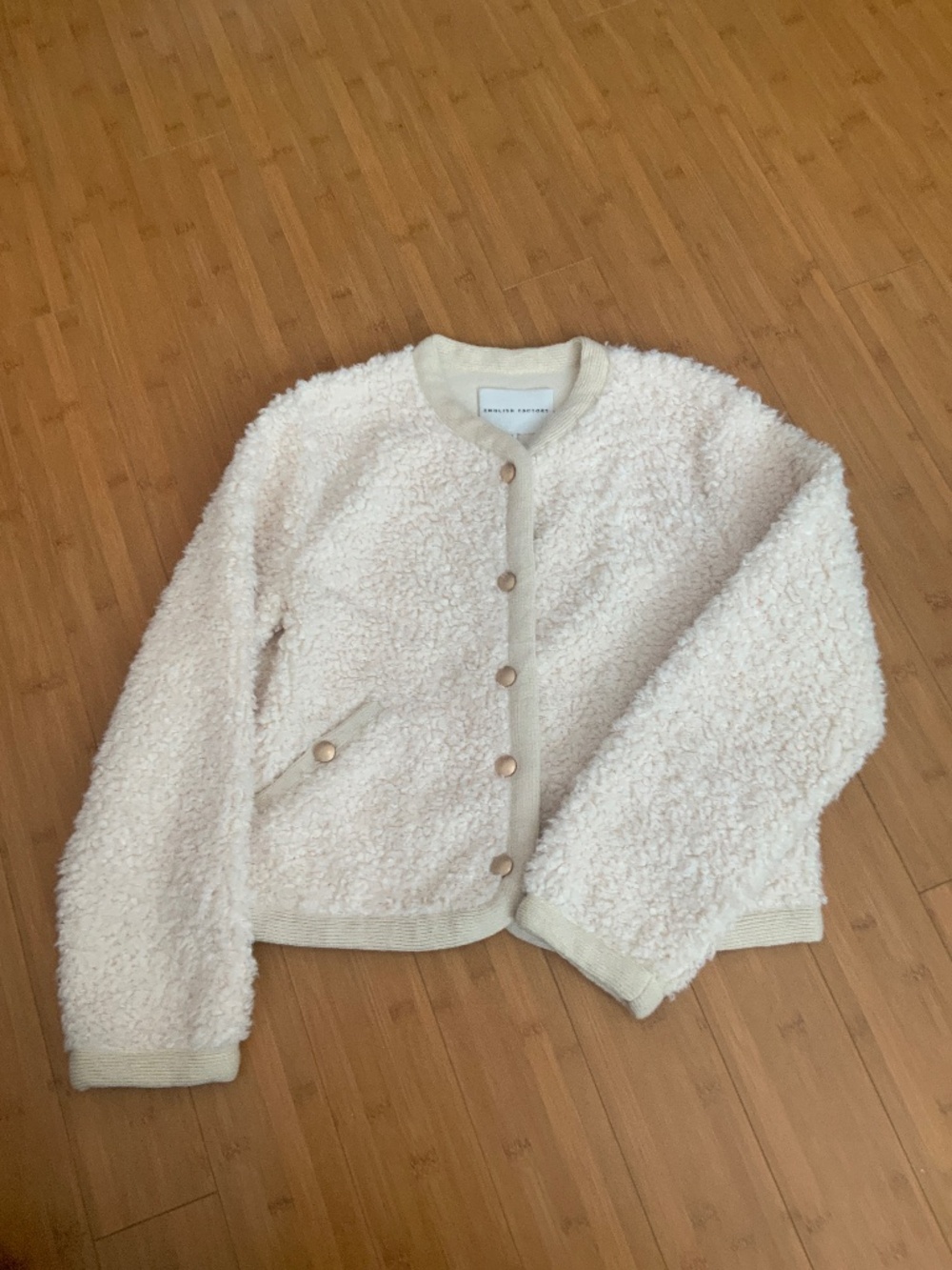 English Factory Faux Fur Jacket